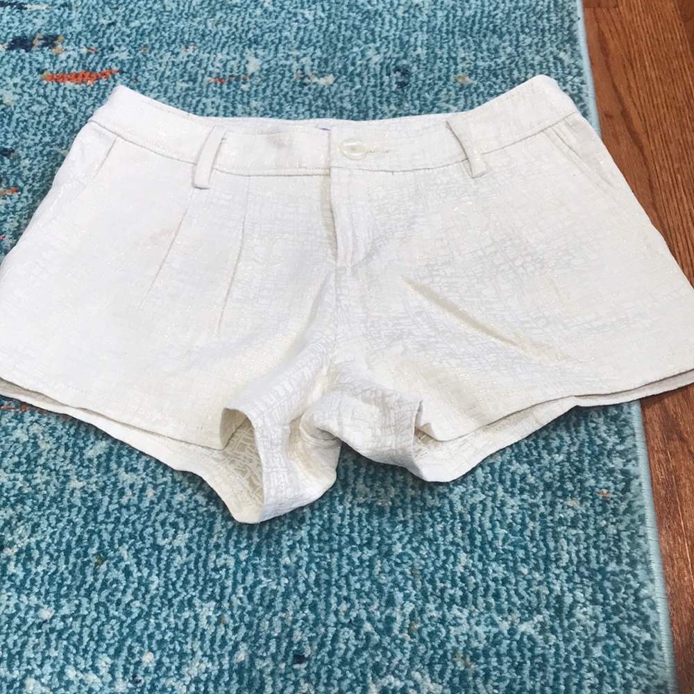 Shimmery shorts